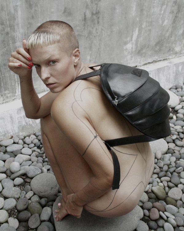 small pangolin backpack clubwear berlin
